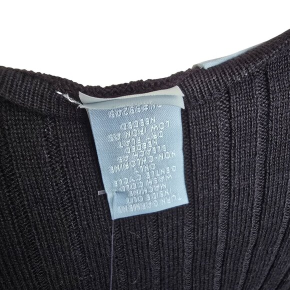 Liz & Me Womens Black Scoop Neck Long Sleeve Sweater Top NWT Size 3X JJ4082 - Picture 7 of 8